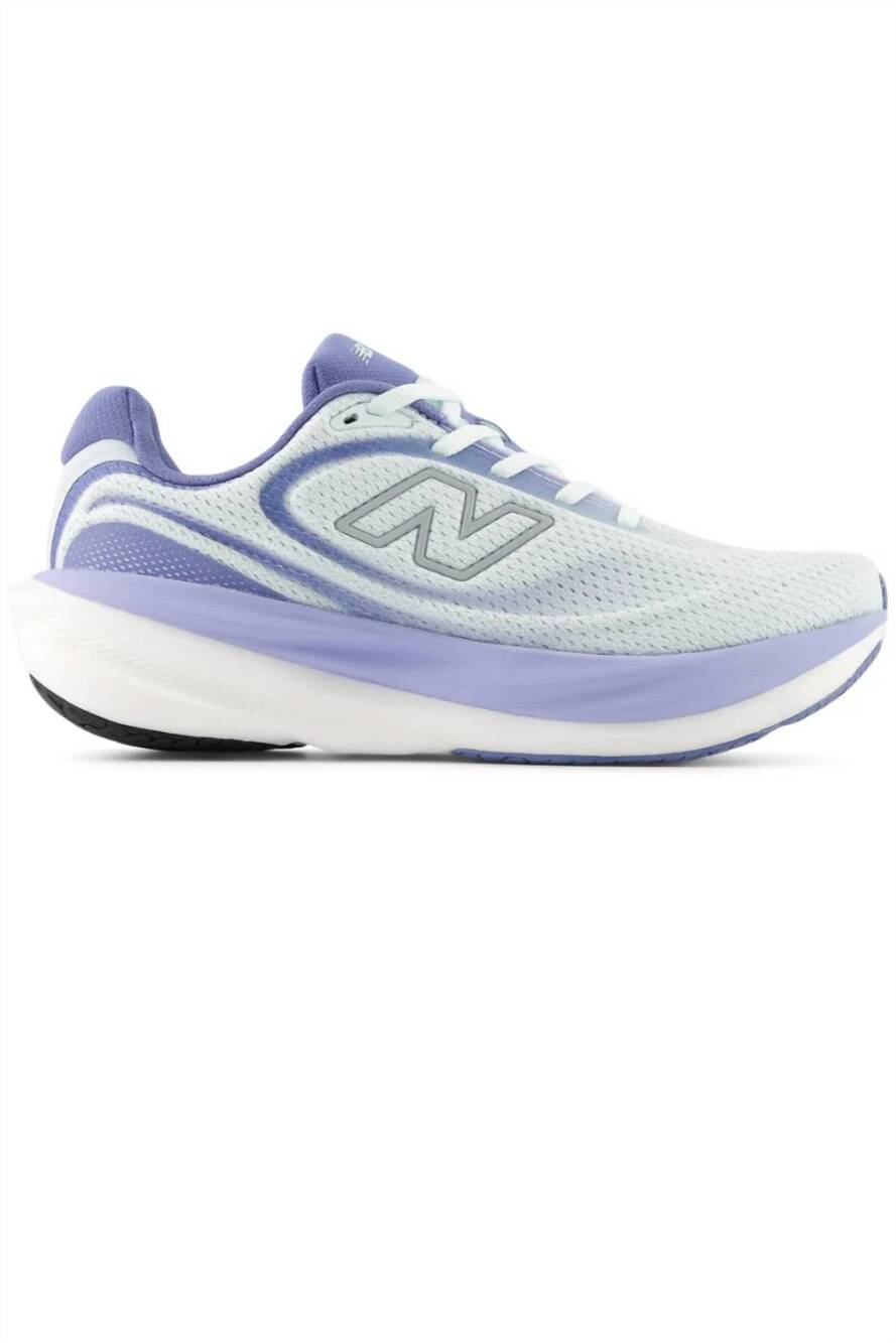 NEW NEW BALANCE women's 1080v15 shoes in glint blue with silver metallic